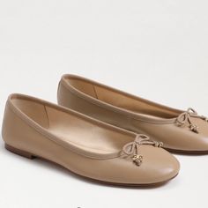 Sam Edelman Brand New Leather Ballet Flats With Metal Tassel Size 9.5 Wide However They Fit Regular That’s Why I Have To Part With Them. Still In Original Box. Burgundy Flats, Soft Autumn, Soft Beige, Womens Ballet Flats, Leather Ballet Flats, Ballet Flat, Sam Edelman Shoes, Boots For Sale, Custom Shoes