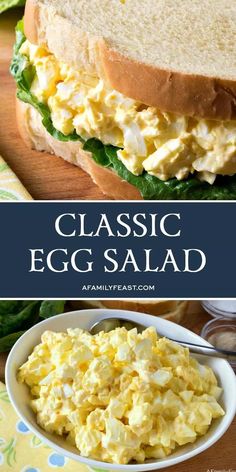 an egg salad with lettuce and mayonnaise on it