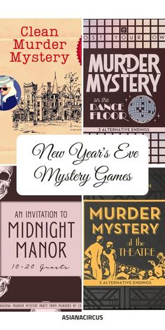 the new year eve mystery games are available for purchase in stores and online storefronts