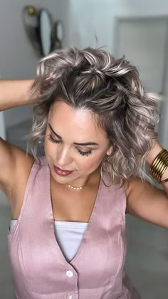 Ways To Style Short Layered Hair, Long Bob Updo Ideas, Shoulder Length Hair Styles Easy, Shoulder Length Hair Dos, Cute Mom Hairstyles, Upstyles For Short Hair, Long Hair Dos, 2025 Hairstyles, Short Hair Updo Tutorial