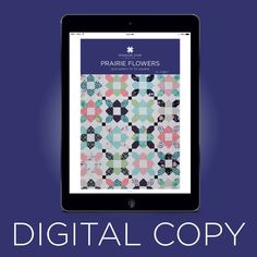 the cover of prairie flowers'digital copy book, featuring an image of a quilt