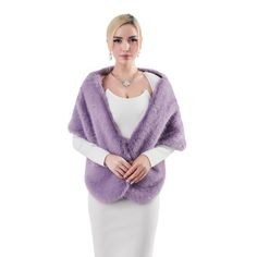 PRICES MAY VARY. ☑Material: Made of high quality faux fur, super soft comfortable touching. The lining is good quality polyester. Keep you plenty warm and looked classy. ☑Approx Size: Length - 65 inches; Width -12 inches; One size fits most people. ☑Occasions: The faux fur shawl is perfect for any special occasions, such as wedding, christmas, cold prom and formal evenings party ect. ☑Warm Gift: Touch soft and keep warm in cold days, also is a perfect gift idea that looks and feel luxurious for Shawl Winter, Faux Fur Shawl, Cloak Coat, Faux Fur Wrap, Long Shawl, Winter Evening, Bridal Women, Fur Wrap, Fur Shawl