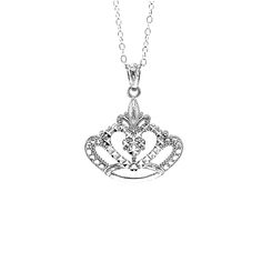 Beautifully handcrafted Silver Crown Pendant is made with solid 925 Sterling Silver. This makes a fantastic gift choice and will be sure to impress! Sizing: 7/8"H x 3/4"W - Adjustable necklace length from 16 Inches to 18 Inches  - Bail Size: 3.5mm - Silver Necklace is included!  Heirloom Quality: Each Crown Pendant is handcrafted in California with real 925 Sterling Silver, comes with a "925CA" quality hallmark stamped on each piece. Stand out from the rest of the crowd with this clean finish wi