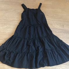 Brand New -Excellent Condition- Never Worn H&M Black Dress 100% Cotton Size 10 Year Old Comfortable And Stylish Perfect For Any Occasion Dress H&m, H M Dresses, Hm Dress, Dress 100, Kids' Dresses, Year Old, H&m, Black Dress, Size 10