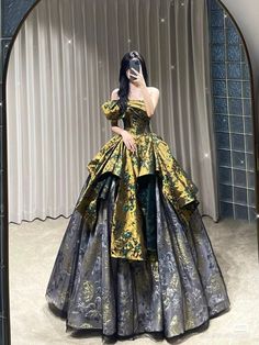 Elegant Haute Couture Dresses, Debut Dresses, Old Fashion Dresses, Fashion Drawing Dresses, Anime Dress, Pretty Prom Dresses, Stay Young