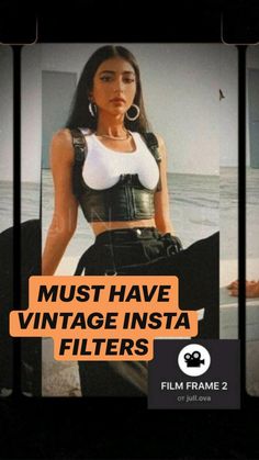 an advertisement for the film must have vintage insta filterrs, and it looks like she's in high school