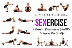 The following slides provide a series of 15 exercises and stretches you can do to enhance your time under the covers. Burning Calories, Pelvic Floor Exercises, Ju Jitsu, Tight Hips, Cardio Training, Improve Balance, Lean Body, Hip Flexor, Motivation Fitness