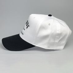 New ** First Class. Colorway: Black/White 2-Tone 5-panel cap Pre Curved Visor Seamless Front Pane Pro Stitch Crown Adjustable Snap Enclosure White Cotton Snapback Hat For Sports, White Cotton Snapback Hat For Streetwear, White Six-panel Snapback Hat For Streetwear, Urban White Baseball Cap For Streetwear, Urban White Cotton Hat, Urban Style White Cotton Hat, White Hip Hop Snapback Hat With Curved Bill, White 5-panel Hip Hop Baseball Cap, White Cotton Baseball Cap For Streetwear