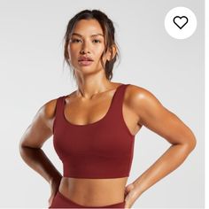 Dark Red Xs New Casual Red Fitted Sports Bra, Casual Fitted Red Sports Bra, Casual Red Stretch Sports Bra, Red Medium Support Sports Bra For Athleisure, Casual Red Sports Bra For Gym, Dark Red Color, Nike Neon, Juicy Couture Charms, White Sports Bra