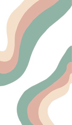 an abstract background with pastel colors in the shape of wavy lines on white paper