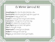 Fun Survival Kits For Work Gift Ideas, Co Worker Survival Kit Ideas, Work Survival Kit Ideas Fun, Fun Survival Kit Ideas, New Job Survival Kit For Her, New Year Survival Kit, Office Survival Kit, New Job Survival Kit, Agape Gifts