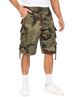 Note:Belt not included.
Cargo Shorts Material:Pure Cotton. Comfy, soft and breathable. These mens shorts made from durable material,ideal for summer wear,perfect summer apparel.
Mens hiking shorts has 9 pockets: 2x side hand-pockets; 5x Buttoned cargo pockets; 2x Buttoned rear pockets. It is functional, suitable for daily wear and work.
Mens Casual Shorts Are LightWeight and Comfortable. Stylish and functional cotton shorts perfect for everyday wear or even work attire if summer shorts are an op Summer Outdoor Cargo Pants With Belt Loops, Summer Outdoor Bermuda Shorts With Side Pockets, Summer Military Bottoms With Pockets, Military Style Summer Bottoms With Pockets, Summer Military Style Bottoms With Pockets, Bermuda Cargo Pants With Side Pockets For Summer, Summer Cargo Shorts With Multiple Pockets For Outdoor Activities, Summer Shorts With Multiple Pockets For Outdoor Activities, Summer Outdoor Shorts With Multiple Pockets