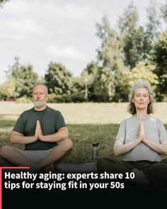 Healthy aging: Experts offer tips for staying healthy in your 50s through exercise, diet, sleep, and regular checkups.