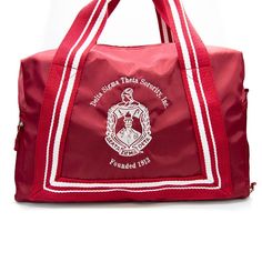 Travel Shoulder Bag With Embroidered Logo, Delta Girl, Delta Sigma Theta Sorority, Delta Sigma Theta, Personalized Products, Egift Card, Oxford, Personalized Items, Shoulder Bag