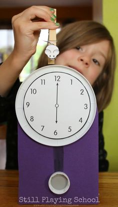 Clock Costume, Nursery Craft Ideas, Nursery Crafts, Clock Craft