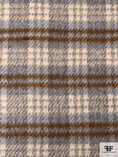 SKU: 18001 Content: 40% Wool, 40% Acrylic, 20% mix fiber Color: Russet Brown / Dusty Aqua / Ivory Width: 57 inches Fashion District, Fabric Yardage, Wool Blend Coat, Aqua Color, Fashion Fabric, Quality Fashion, Wool Blend, Fashion Branding, Plaid