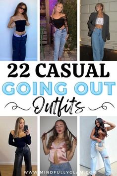 36 Chic & Trendy Going Out Outfits and Party Outfits for 2024 Cute Day Party Outfits, La Night Out Outfit, Cute Bar Outfits Going Out, Casual Party Outfit Night, Cute Bar Outfits, Going Out Pants, Cute Going Out Outfits