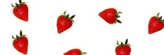 many strawberries are arranged in the same pattern