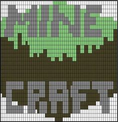 a cross stitch pattern with the words coffee and trees in grey, green and brown colors