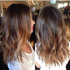 balayage Pink Bob, Brunette Balayage, Jamie Chung, Balayage Brunette, Hair Color Balayage, Long Bob, Shoulder Length Hair, Brunette Hair, Ombre Hair