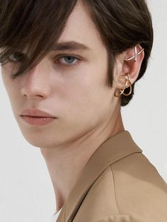 Composition : SILVER92, 5, 18KGOLDPLATEColor : GOLD_ONE,SILVER_ONECountry of Origin : KOREA Male Earrings, Mens Accessories Jewelry, Accessories Jewelry Earrings, Jewelry Earrings, Composition, Mens Accessories, Cuff, The Originals, Silver