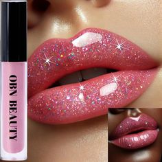 Our Flare Pink Glitter Lip Gloss Product Provides Smooth Textures That Glide On The Lips Softly And Evenly Throughout. Thus, It Leaves Behind A Radiant And Moisturizing Shine. Wear Our Lip Gloss Alone, With Your Favorite Lip Liner, Or Layer On Top Of Your Favorite Matte Liquid Lipstick. Flare Pink Glitter Lip Gloss: * Non-Sticky Formula * Paraben-Free * Shimmer Finish How To Apply: Apply By Starting At The Center Of Your Upper Lip. Work From The Center To The Outer Edges Of Your Lips, Following The Contour Of Your Mouth. Then Glide Across The Bottom Lip And Fill In. Flare Pink Glitter Lip Gloss 1 Oz Glitter Lipgloss, Bottom Lip, Fancy Makeup, Effortless Hairstyles