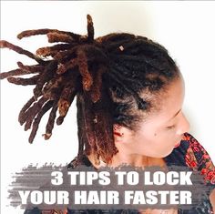 Girl Locs, Loc Care, Loc Maintenance, Dread Styles, Natural Dreads, How To Grow Your Hair Faster