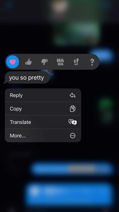 an iphone screen with the text you so pretty on it, and two different language options