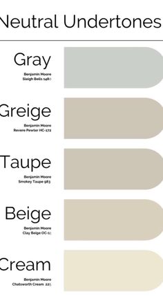 neutral undertones are the most popular paint colors