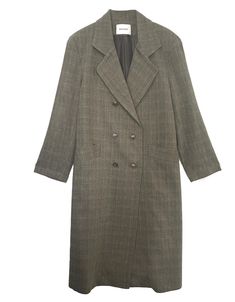 Seasonless Double Breasted Car Coat- Prince of Wales – Baacal Plus Size Peacoat, Wardrobe Light, Spring Light, Trench Coat Men, Plaid Coat, Car Coat, Oversized Coat, Edgy Look, Prince Of Wales