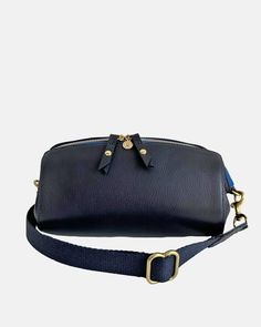 BB Voyager | Navy Blair Ritchey Modern Saddle Bag Pouch For Travel, Modern Travel Saddle Bag In Pouch Shape, Modern Saddle Bag With Zipper For Travel, Travel Belt Bag With Detachable Strap And Top Handle, Pets For Sale, Best Wallet, Leather Label, Wallet Pouch, Zip Wallet