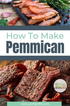 how to make pemmican with text overlay