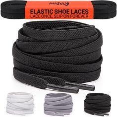 PRICES MAY VARY. LACE ONCE, SLIP ON FOREVER: Turns any shoe into a slip on. Lace up once and you never need to tie your shoes again VERSATILE VIBES: Ideal for sneakers, running shoes, athletic shoes, casual shoes, high-tops and kids shoes SUPERIOR COMFORT: Our laces offer a stretch fit that alleviates pressure points and provides a snug and comfortable fit that regular laces just can’t compete with UNIVERSAL DESIGN, FOR EVERY WALK OF LIFE: Ideal for athletes, kids, and the elderly, our flat elas Tie Your Shoes, Heavy Duty Boots, Shoe Makeover, How To Stretch Shoes, Elastic Shoe Laces, Lace Flats, Tie Shoelaces, Walking Boots, Pressure Points