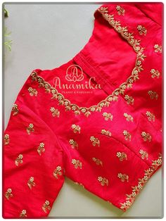 Buties Work Blouse, Blouse Designs Latest Embroidery Work, Simple Work Blouse Designs Latest, Simple Maggam Work Blouse, Simple Maggam Work, Blouse Design Aari Work