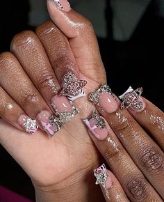 Junk Nails, Duck Nails, Union City, Acrylic Nails Coffin Pink, Nails Only