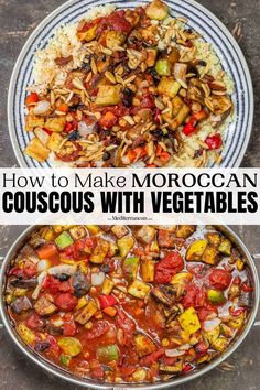 how to make moroccan couscous with vegetables