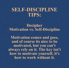 a blue book cover with the words self - discipline tips on it and an image of a