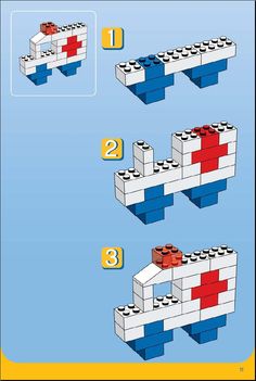 the instructions for how to make a lego boat