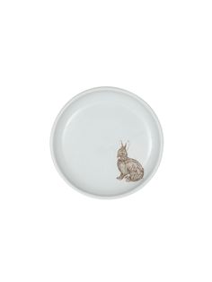 Rabbit Ceramic Plate 8" Weston Table Rabbit Ceramic, Ceramic Plate, The Rabbit, Modern Life, Ceramic Plates, Baby Gift, Baby Gifts, Dinnerware, Bowl