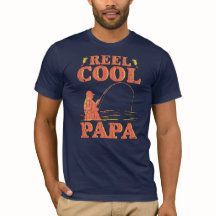 Reel Cool Papa Fishing Dad T-Shirt Street Style Outfit, Cool Tees, Unisex Shirts, American Apparel, Teen Fashion, Fishing, Graphic Tees, Cute Outfits