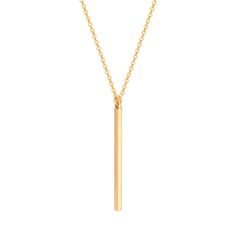 PRICES MAY VARY. ⚡Specification of Long Chain Necklace: The vertical bar necklace is handmade with durable 18k gold plated cable chain, a cylinder bar pendant and a lobster clasp. The length of the gold vertical bar pendant necklace is 27.5”. This bridal jewelry has a 2” long extender which helps you adjust the position of the bar in accordance with your collar. The 3D pendant of the dainty necklace measures 0.08” * 0.08” * 2”. This y-type sweater necklace is elegant and chic for women. ⚡High Qu 3d Pendant, Vertical Bar Necklace, Sweater Necklace, Bar Pendant Necklace, 18k Gold Chain, Vertical Bar, Gold Long Necklace, Wrap Necklaces, Dangle Necklaces