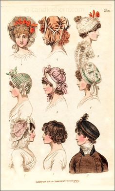 1790s Fashion, Head Dresses, Victorian Hats, Hat Hair, 18th Century Fashion, Oldenburg