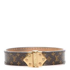 Louis Vuitton Bracelet Nano Monogram Louis Vuitton Bracelet Women, Dog Collar Charms, Louis Vuitton Bracelet, Personalized Leather Dog Collar, Luxury Dog Collars, Monogram Bracelet, Pre Owned Louis Vuitton, Personalized Dog Collars, Chic Leather