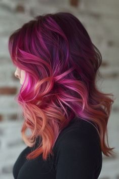 19 Hair Color Ideas for Vibrant Fall 2024 Perfect for Brunettes, Blondes, Black Women for the Season Edgy Hair Color 2024, Fall Hair Color 2024, Fun Fall Hair Colors For Blondes, Fall And Winter Hair Color Ideas, Funky Hair Color Ideas, Fall Copper Hair, Fall 2024 Hair Color, Shadow Root Hair, Shadow Roots Hair