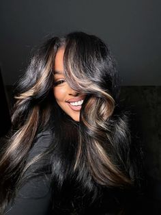 Cute Hair Colors, Natural Hair Wigs, Blowout Hair, Pretty Hair Color, Hair Affair, Hair Flip, Hair Crush, Hair Life, Baddie Hairstyles