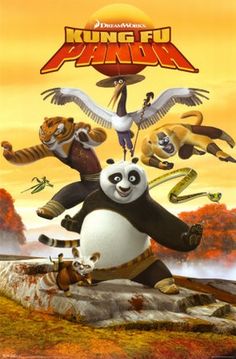 the poster for king of panda and the legend of awesomeness