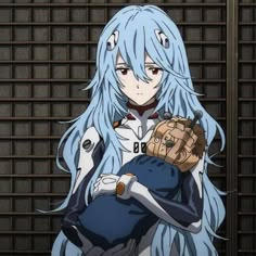 an anime character with long white hair holding another character in front of a jail cell