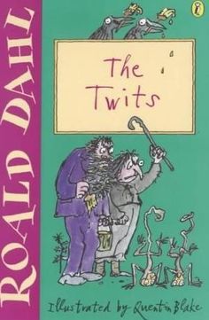 a book with an image of two people in front of a sign that says, the twits