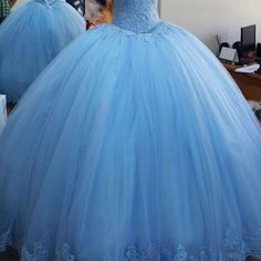 Off The Shoulder Blue Ball Gown Quinceanera Dress on Luulla Blue Ball Dresses, Short Sleeve Prom Dresses, Blue Ball Gown, Quinceanera Dresses Blue, Blue Ball Gowns, Ball Gowns Princess, Blue Ball, Quinceanera Dress, Tulle Ball Gown