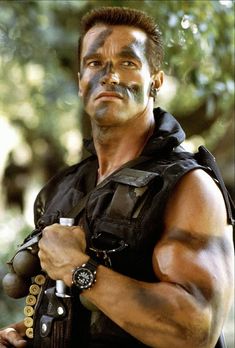 Arnold Schwarzenegger Stallone Schwarzenegger, Face Quotes, Military Action Figures, Film History, Tough Guy